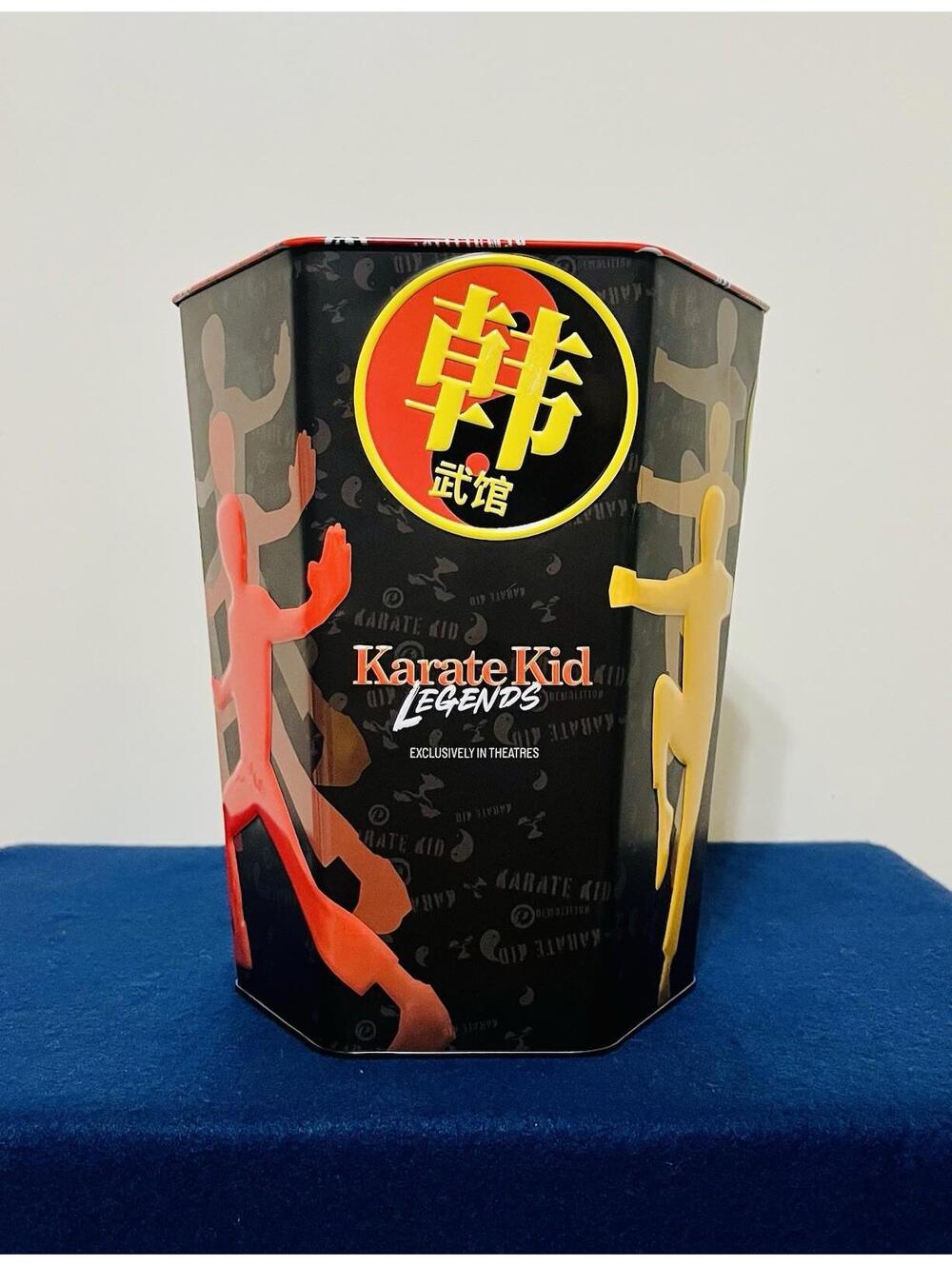 Karate Kid Legends Tin Popcorn Bucket Cinemark Exclusive 2025